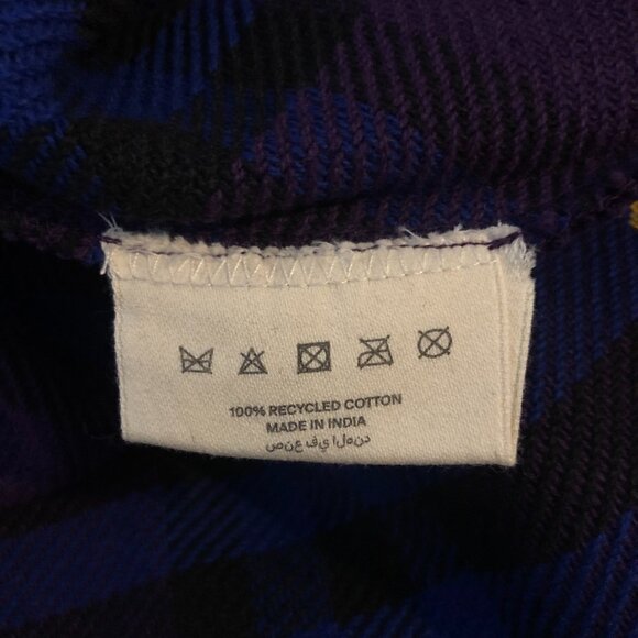 NEW Burberry London Supernova purple plaid check large shopper tote bag - Picture 7 of 7